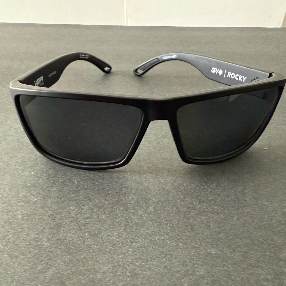 SPY Rocky Men's Black Polarized Sunglasses